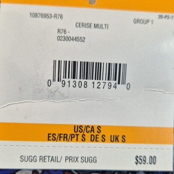 KASPER Women's Top Size S Sleeveless VNeck Paisley Print Tunic Eggplant Multi 24 - Picture 9 of 10